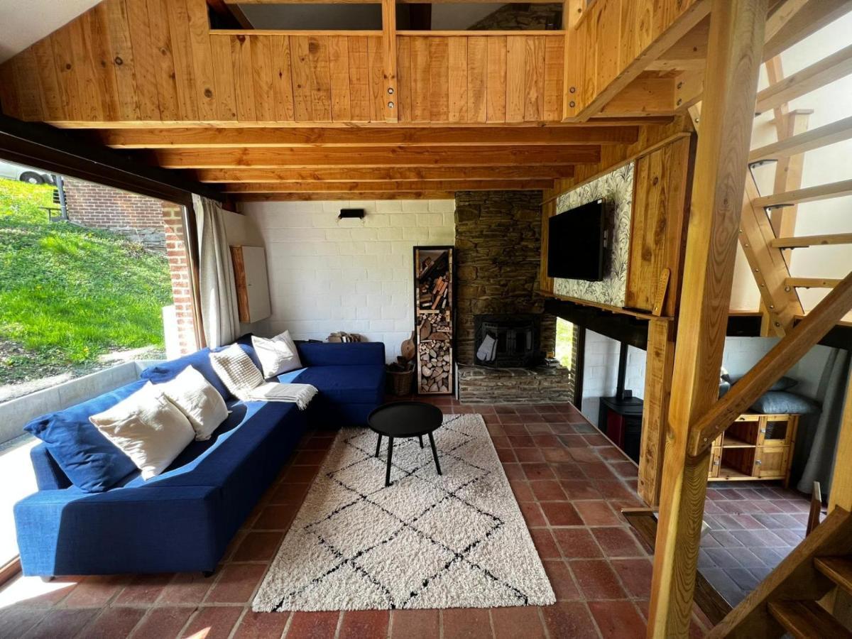 La Cabane D'Helie - Cottage En Pleine Foret - Domaine Du Bonsoy Hastiere-par-dela Exterior photo