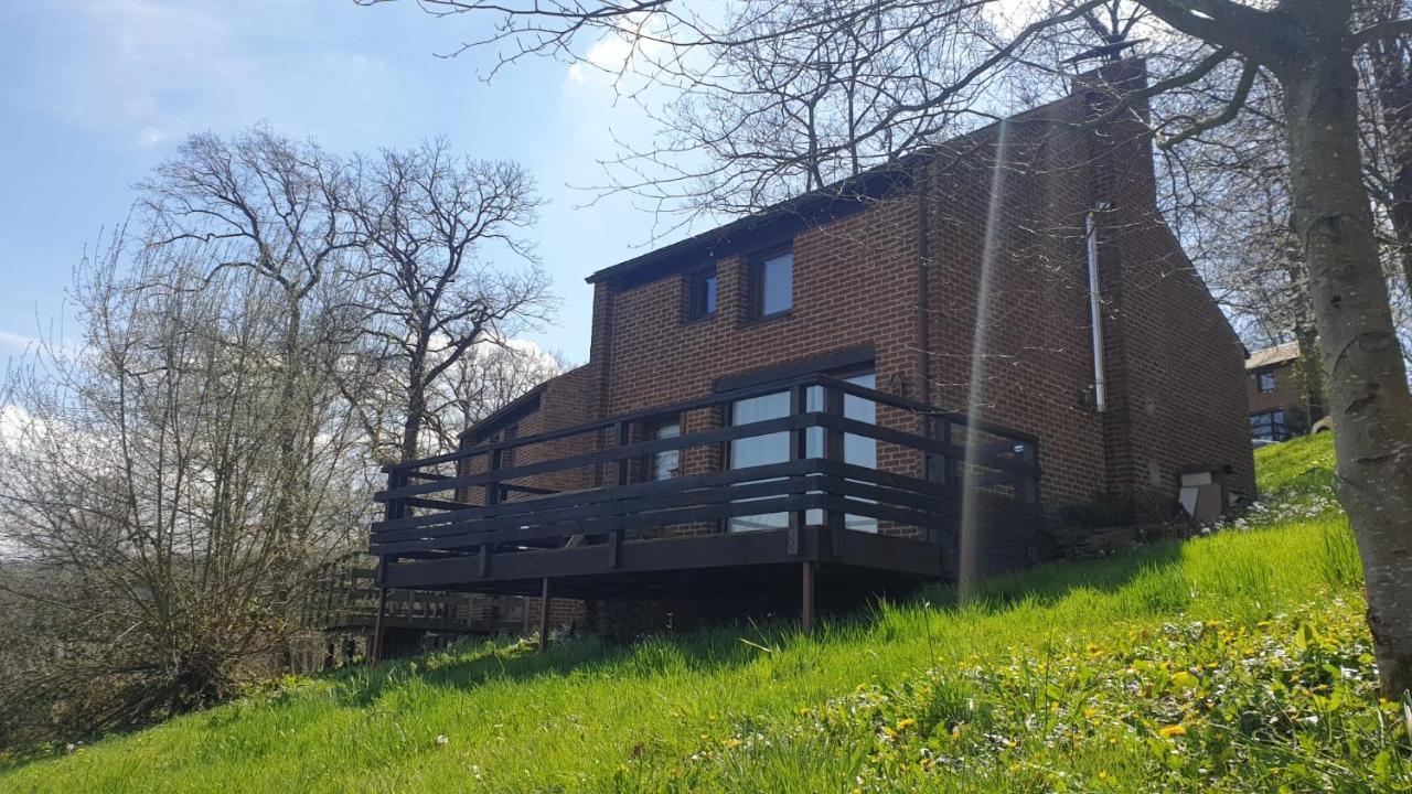 La Cabane D'Helie - Cottage En Pleine Foret - Domaine Du Bonsoy Hastiere-par-dela Exterior photo